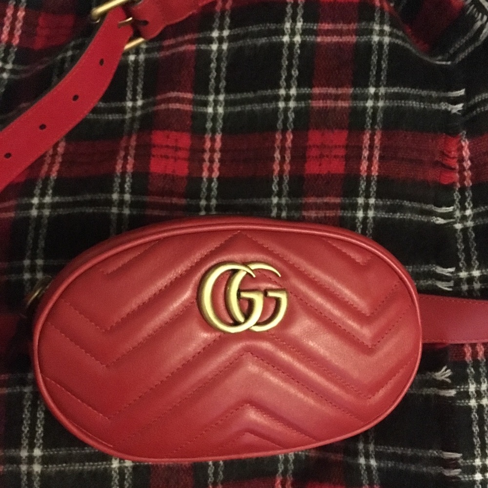 •SOLD* New Gucci Marmont Belt Bag 95